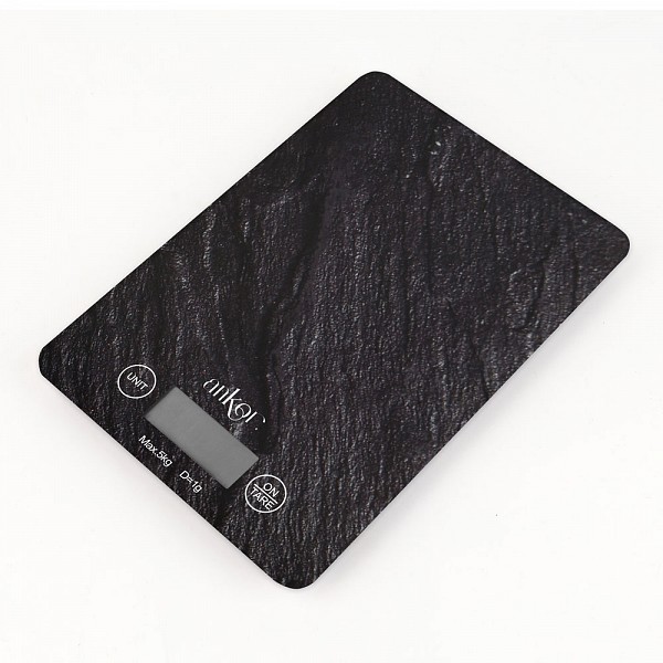 ΖΥΓΑΡΙΑ ΗΛΕΚΤΡΟΝΙΚΗ 5kg ΓΥΑΛΙΝΗ ΜΑΥΡΗ ΠΕΤΡΑ 15x21,5x1,6εκ. ANKOR  851928