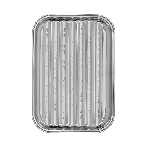 ESTIA ΔΙΣΚΟΣ ΨΗΣΙΜΑΤΟΣ BARBEQUE ΑΝΟΞΕΙΔΩΤΟΣ 34x24cm