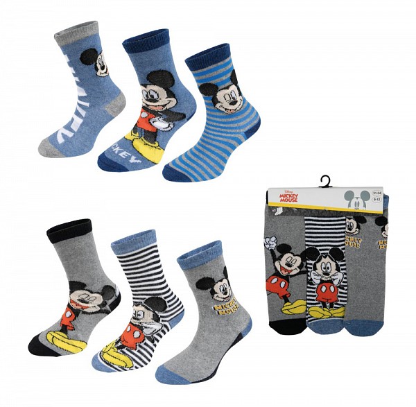 Disney Mickey  childrens socks 23-34