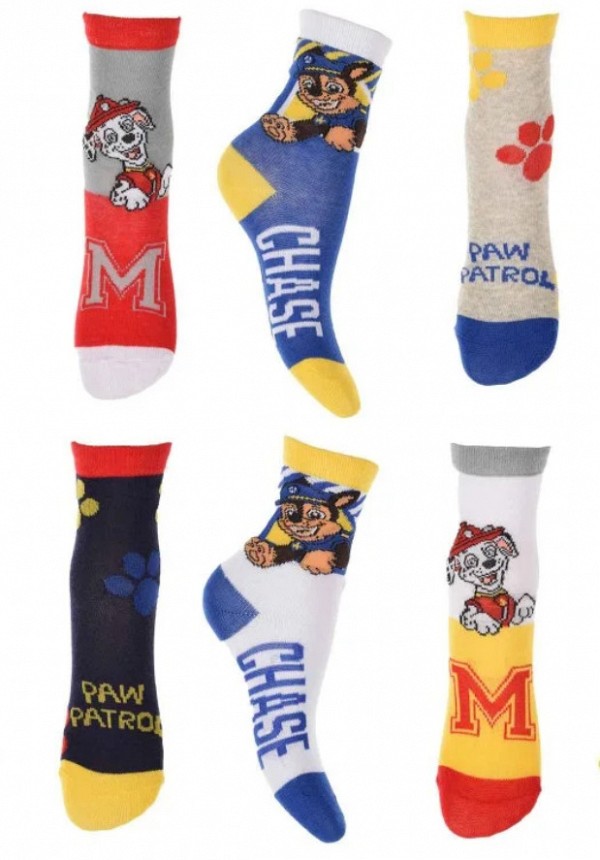 Paw Patrol childrens socks 23-34