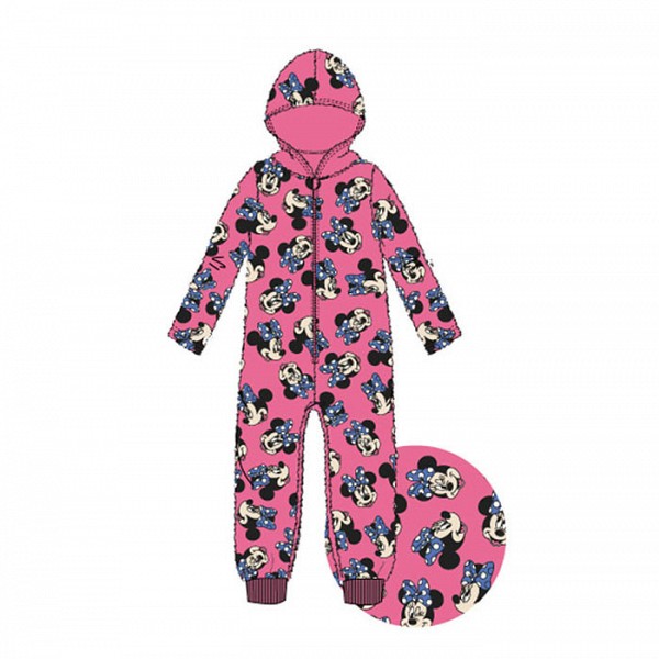 Disney Minnie  Pink childrens long pajamas, jumpsuit 3-8 years