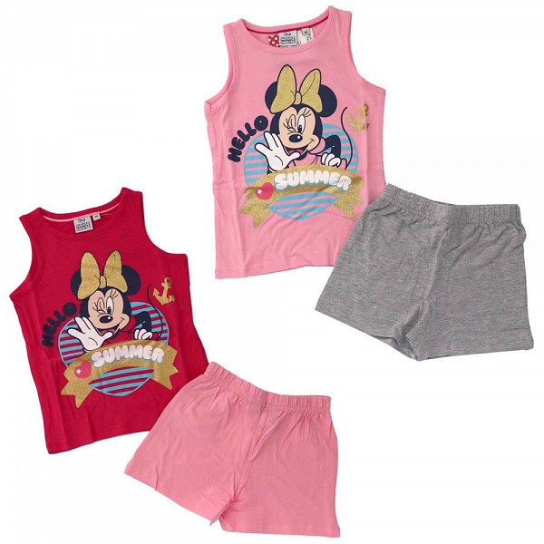 Disney Minnie  childrens short pajamas 3-8 years