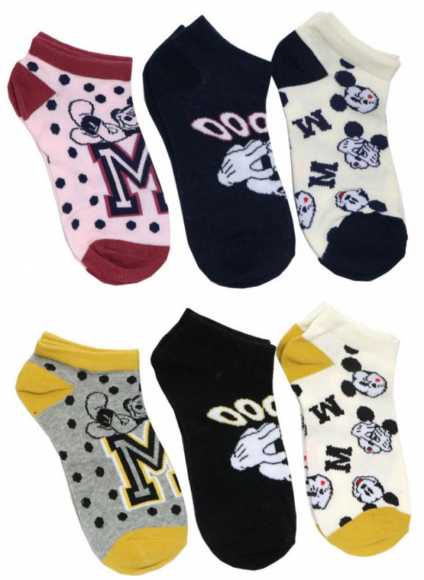 Disney Mickey  womens low-cut socks 36-41