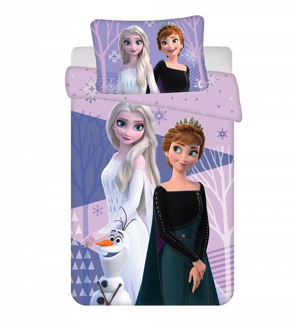 Disney Frozen Purple  childrens bedding set 100x135 cm, 40x60 cm
