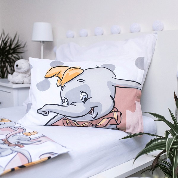 Disney Dumbo Dots childrens bedding set 100×135cm, 40×60 cm