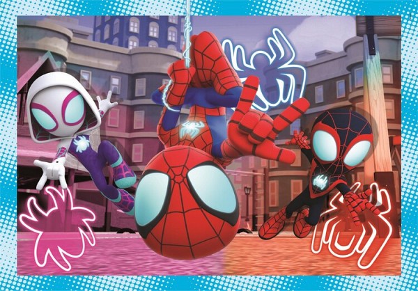 Spiderman Spidey 4 in 1 puzzle Clementoni