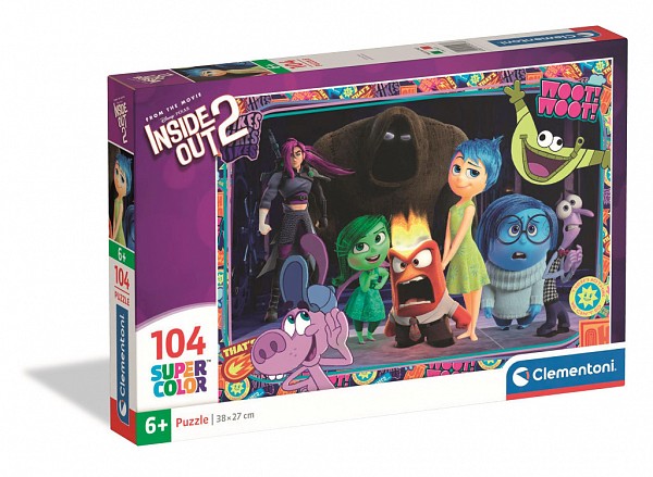 Disney Inside Out Brains Team 104-piece puzzle Clementoni