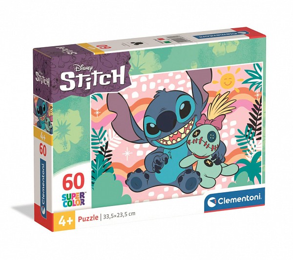 Disney Lilo and Stitch Scrump’s Day Clementoni 60-piece puzzle  CMC26331