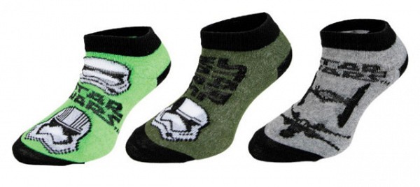 Star Wars childrens no-show socks 31/34