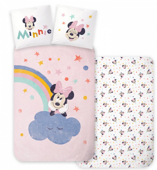 Disney Minnie  Dreamland childrens, kindergarten bedding set 100×135 cm, 40×60 cm