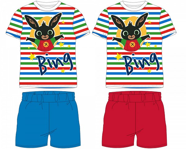 Bing Striped childrens short pajamas 92-116 cm
