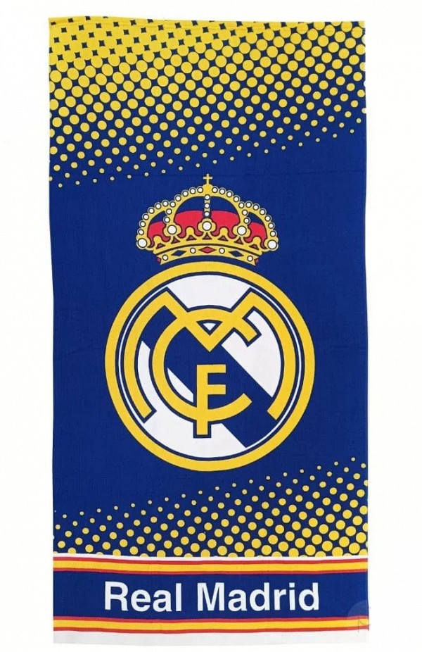 Real Madrid Crown bath towel, beach towel 70x140cm (Fast Dry)