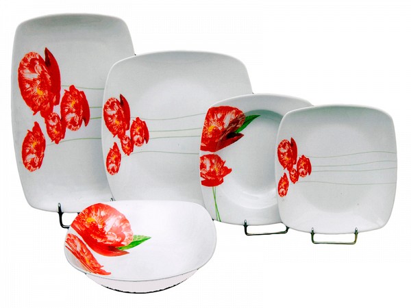 Σερβίτσιο Φαγητού Πορσελάνης 20 Τεμαχίων 20|T1862