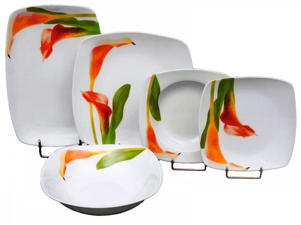 Σερβίτσιο Φαγητού Πορσελάνης 20 Τεμαχίων 20|T1965