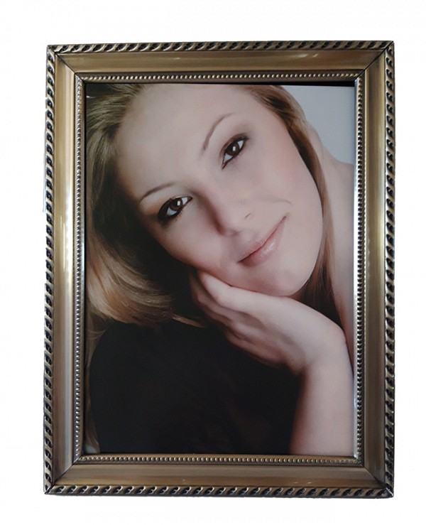 Κορνίζα Μεταλλική Αντικέ 136K02 13x18cm