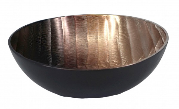 Μπωλ στρογγυλό μεταλλικό διακοσμητικό