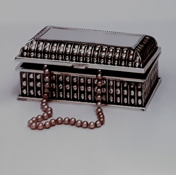 Μπιζουτιέρα Επάργυρη Ορθογώνια 7732LLA