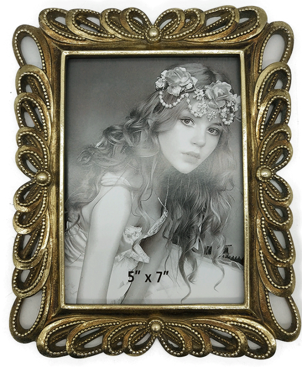 Κορνίζα Polyresin Χρυσή 20931-57 13×18εκ.