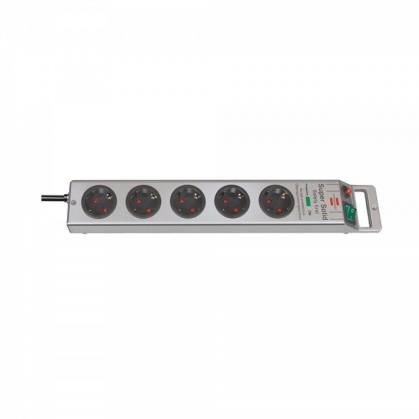 Πολύπριζο 5 θέσεων με διακόπτη και με προστασία υπέρτασης βαρέας χρήσεως 1153340315