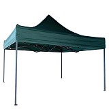 ΚΙΟΣΚΙ ΠΤΥΣΣΟΜΕΝΟ 3x3x3,2m ΣΚΟΥΡΟ ΠΡΑΣΙΝΟ ΥΦΑΣΜΑ 420D ANKOR  800919