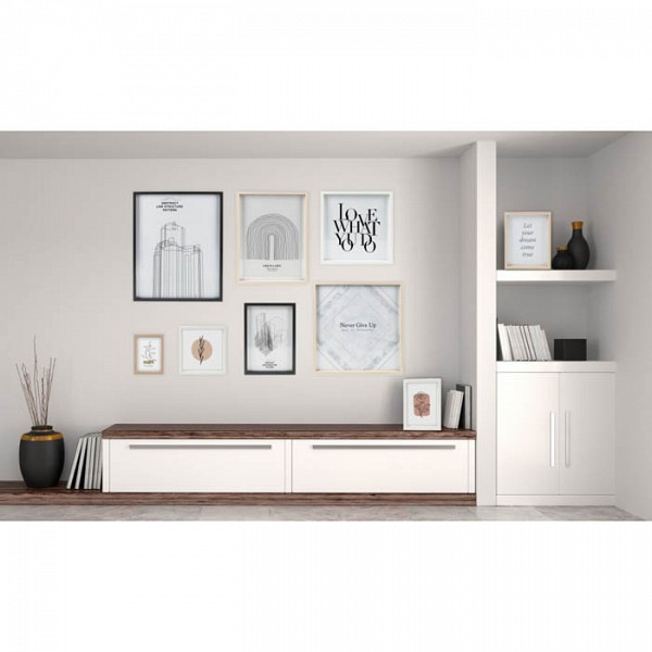 ΚΟΡΝΙΖΑ ΞΥΛΙΝΗ 40x50εκ.ΚΑΦΕ ANKOR