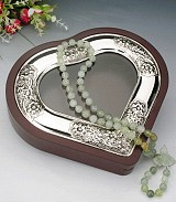 Στεφανοθήκη Επάργυρη  Καρδιά