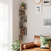 Ράφι Τοίχου Γκρι 20x20x127.5cm VASAGLE  LBC020M01