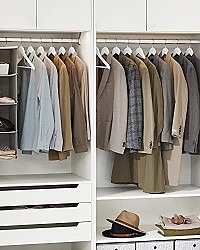 Songmics Κρεμάστρα Ρούχων σε Λευκό Χρώμα CRW03W-20 20τμχ