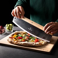 Navaris XL Set for Baking Πλάκα Ψησίματος Πίτσας με Πέτρινη Λεία Επιφάνεια 38x30x1.5εκ.