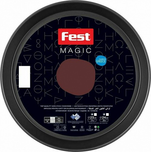 Fest Magic Ταψί Στρογγυλό Αλουμινίου με Αντικολλητική Επίστρωση 30cm