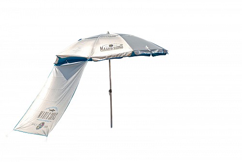Ομπρέλα Θαλάσσης MAUI & SONS 190cm με Σκίαστρο, Κλίση & UV Προστασία UPF 50+