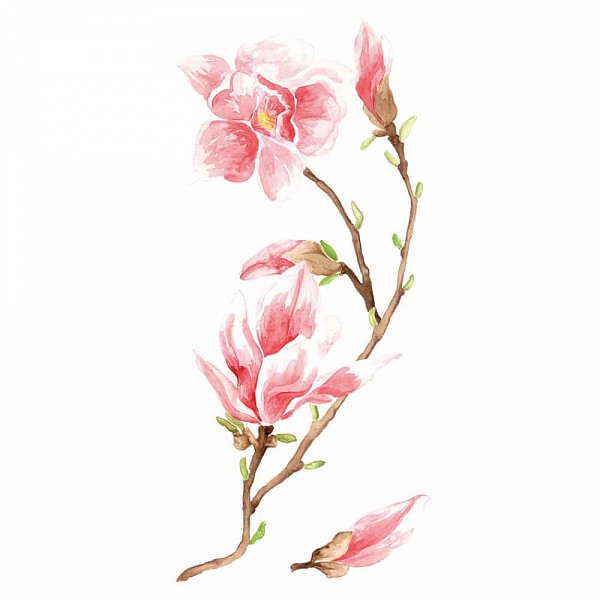 Magnolia αυτοκόλλητα τοίχου βινυλίου (59155)