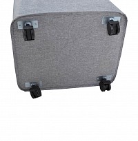 ΚΑΛΑΘΙ ΑΠΛΥΤΩΝ ΥΦΑΣΜΑΤΙΝΟ ΓΚΡΙ ANKOR 40x33x60εκ.ANKOR