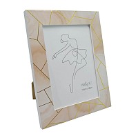 ΚΟΡΝΙΖΑ ΞΥΛΙΝΗ 15x20εκ. ΜΠΕΖ ΧΡΥΣΟ ANKOR