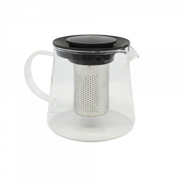 ΤΣΑΓΙΕΡΑ ΓΥΑΛΙΝΗ ΜΕ ΙΝΟΧ ΦΙΛΤΡΟ 1,0lt ΔΙΑΦΑΝΗ ANKOR