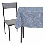 ΤΡΑΠΕΖΟΜΑΝΤΗΛΟ ΑΛΕΚΙΑΣΤΟ 140x180εκ. ΓΚΡΙ ΜΕ ΛΕΥΚΑ ΛΟΥΛΟΥΔΙΑ ANKOR