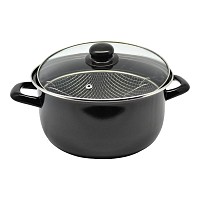 ΚΑΤΣΑΡΟΛΑ ΦΡΙΤΕΖΑ ΕΜΑΓΙΕ ΜΕ ΚΑΛΑΘΙ 24x11,5εκ. ΜΑΥΡΟ ΧΡΩΜΑ ANKOR 832118