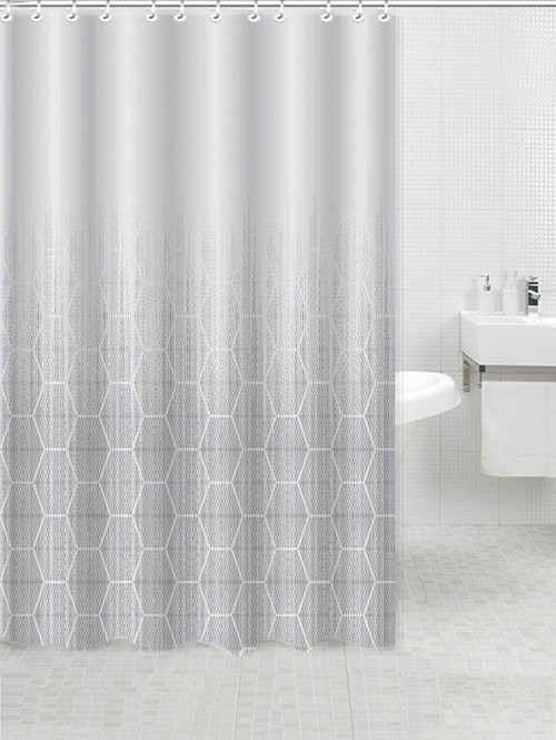 ΚΟΥΡΤΙΝΑ ΠΟΛΥΕΣΤΕΡΙΚΗ 180x180εκ 90gsm ΜΕ 12 ΚΡΙΚΟΥΣ ΓΚΡΙ ΝΤΕΓΚΡΑΝΤΕ ANKOR