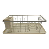 ΠΙΑΤΟΘΗΚΗ ΜΕΤΑΛΛΙΚΗ ΜΠΕΖ ΜΑΤ 43x32x14,5εκ.ANKOR