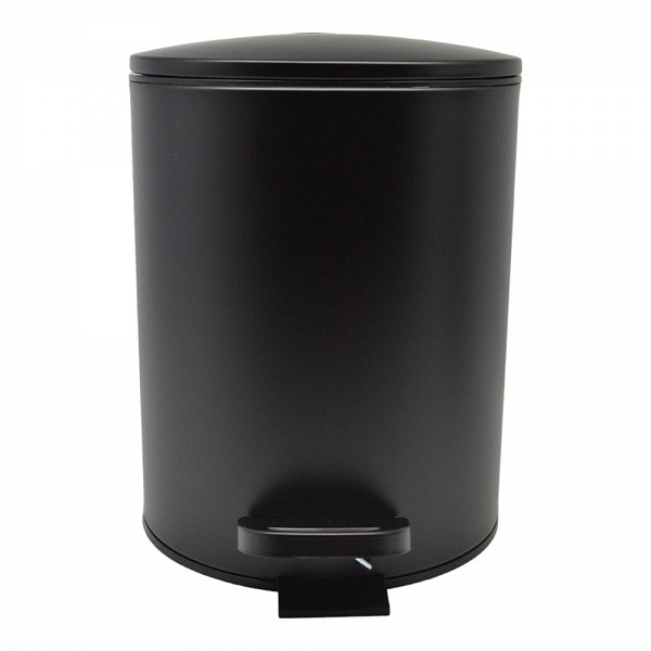 ΚΑΛΑΘΙ ΜΠΑΝΙΟΥ 5lt INOX ΜΑΥΡΟ ΜΑΤ SOFT CLOSE ANKOR