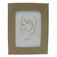 ΚΟΡΝΙΖΑ ΠΟΛΥΕΣΤΕΡΙΚΗ 13x18εκ. ΧΡΥΣΗ ΜΕ ΠΕΡΛΕΣ ANKOR