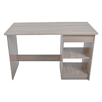 ΓΡΑΦΕΙΟ ΞΥΛΙΝΟ ΜΕ ΣΥΡΤΑΡΙ ΚΑΙ ΡΑΦΙΑ ΣΕ ΦΥΣΙΚΟ ΧΡΩΜΑ 120x60x75εκ. ANKOR  837458