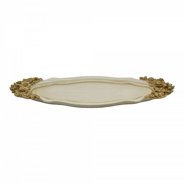 ΔΙΣΚΟΣ ΠΟΛΥΕΣΤΕΡΙΚΟΣ ΜΕ ΧΡΥΣΕΣ ΛΕΠΤΟΜΕΡΕΙΕΣ 35x12,5x2εκ.ANKOR