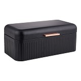 ΨΩΜΙΕΡΑ ΜΕΤΑΛΛΙΚΗ ΜΑΥΡΗ ΜΕ ROSE GOLD ΛΑΒΗ 42,2x22,4x17εκ.ANKOR