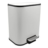 ΚΑΛΑΘΙ ΜΠΑΝΙΟΥ SOUL 5lt SOFT CLOSE ΜΕΤΑΛΛΙΚΟ ΑΣΠΡΟ ΜΑΤ ANKOR