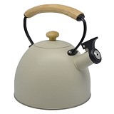 ΤΣΑΓΙΕΡΑ ΑΝΟΞΕΙΔΩΤΗ ΣΕ ΜΠΕΖ ΧΡΩΜΑ 2,5lt ΜΕ ΞΥΛΙΝΗ ΛΑΒΗ ANKOR