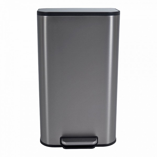ΚΑΔΟΣ ΑΠΟΡΡΙΜΑΤΩΝ SOUL 30L SOFT CLOSE FINGER PRINT PROOF INOX ΜΑΤ ANKOR  837519