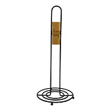 ΒΑΣΗ ΧΑΡΤΙΟΥ ΚΟΥΖΙΝΑΣ ΜΕΤΑΛΛΙΚΗ ΣΕ ΜΑΥΡΟ ΜΑΤ ΧΡΩΜΑ ΜΕ ΞΥΛΙΝΗ ΔΙΑΚΟΣΜΗΣΗ 13x13x32εκ.ANKOR