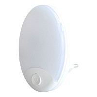 ΦΩΤΑΚΙ ΝΥΚΤΟΣ LED 1W ΜΕ ΔΙΑΚΟΠΤΗ ΚΑΙ ΘΕΡΜΟ ΦΩΣ 3000K 8,8x5,6x6εκ. ANKOR