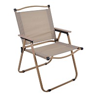 ΚΑΡΕΚΛΑ ΜΕΤΑΛΛΙΚΗ ΠΤΥΣΣΟΜΕΝΗ ΣΕ ΜΠΕΖ ΧΡΩΜΑ 54x53x80εκ.ANKOR 843138